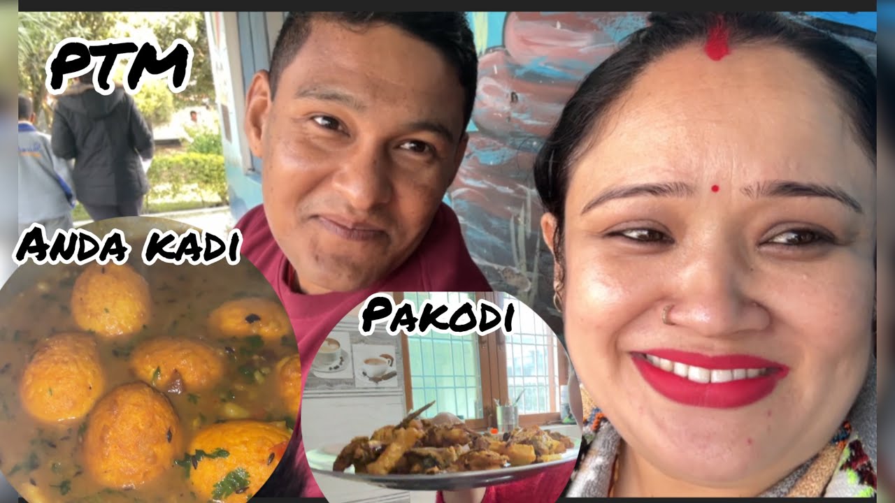 Aj gaye shanvi ke PTM me // ghar me banaya pakodi//family vlog