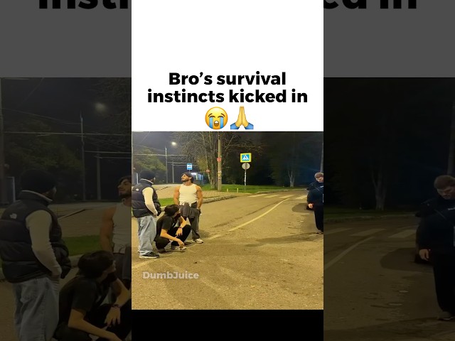 Bro's Survival Instincts Kicked In😭🙏#shorts #memes