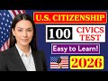 Practice RANDOM 100 civics questions and answers - U.S. citizenship interview I N400 Interview #n400