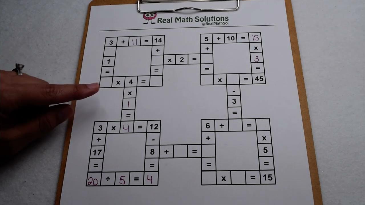 ThereItIsThursday 11/3/22 Math Crosswords and Sudoku Puzzles YouTube