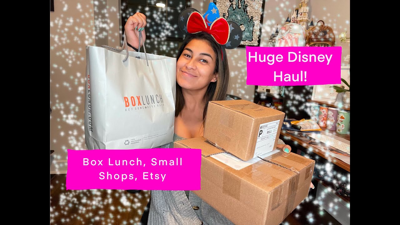 Huge Disney Haul!  ✨ Small Shops, Box Lunch, Etsy ✨