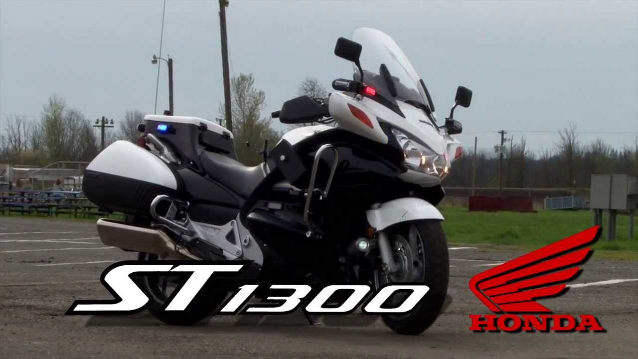 Honda ST1300P police - YouTube