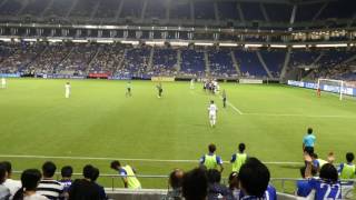 20161006Ｇ大阪vs横浜FM【天野純セットプレー２】