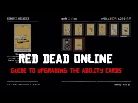 Red Dead Online - Best Way To Upgrade All The Ability Cards