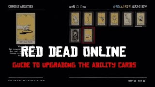 Red Dead Online - Best Way To Upgrade All The Ability Cards