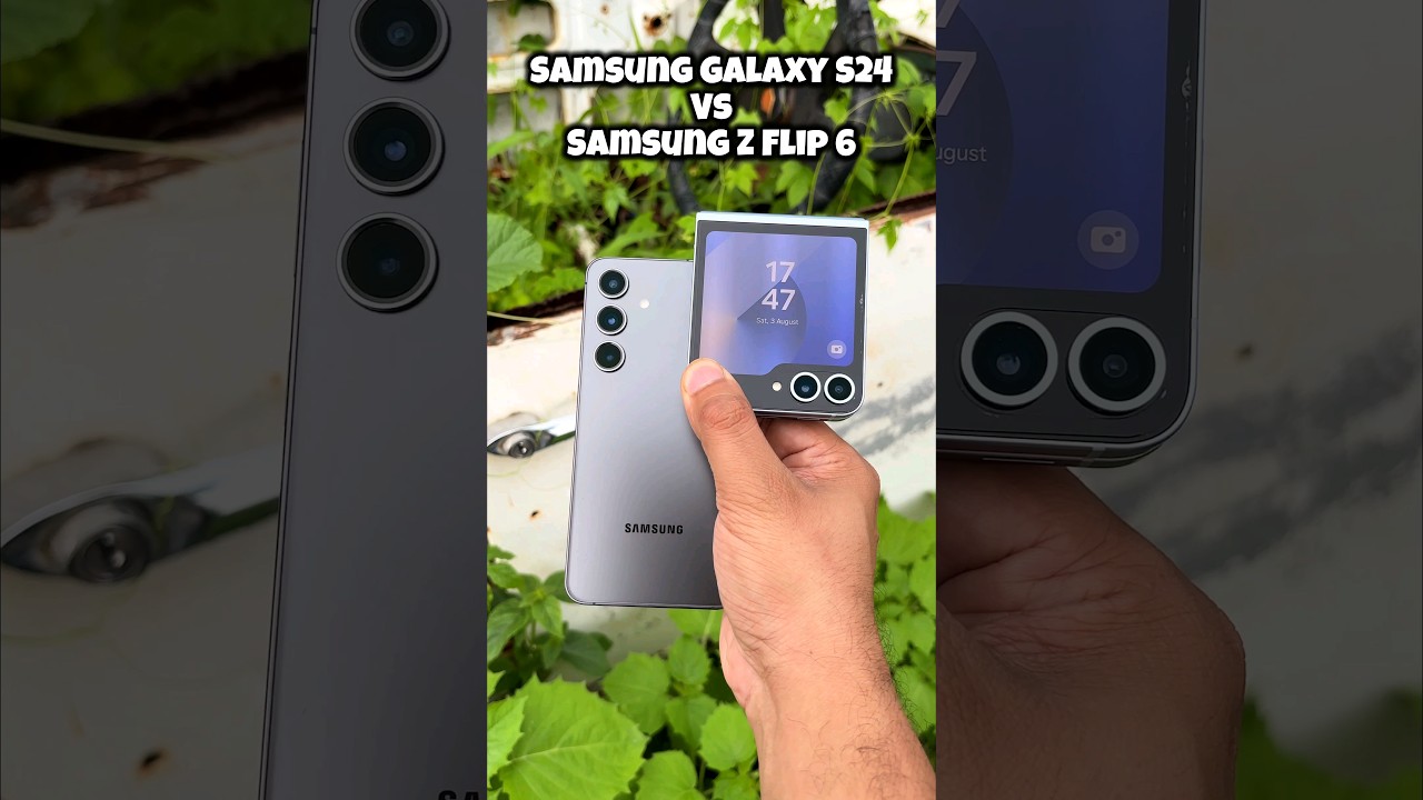 Samsung Galaxy S24 vs Samsung Galaxy Z Flip 6 Camera Test 