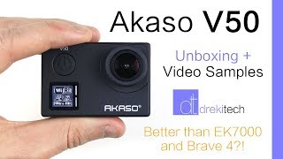 Akaso V50 Unboxing and Review | Better than the EK7000 and Brave 4? | Lots of Video Samples!