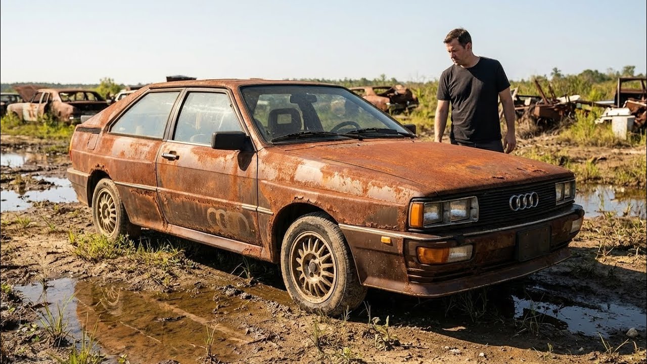 I Found a Legendary Audi Quattro Abandoned in a Swamp… Can It Be Saved? 🔥 