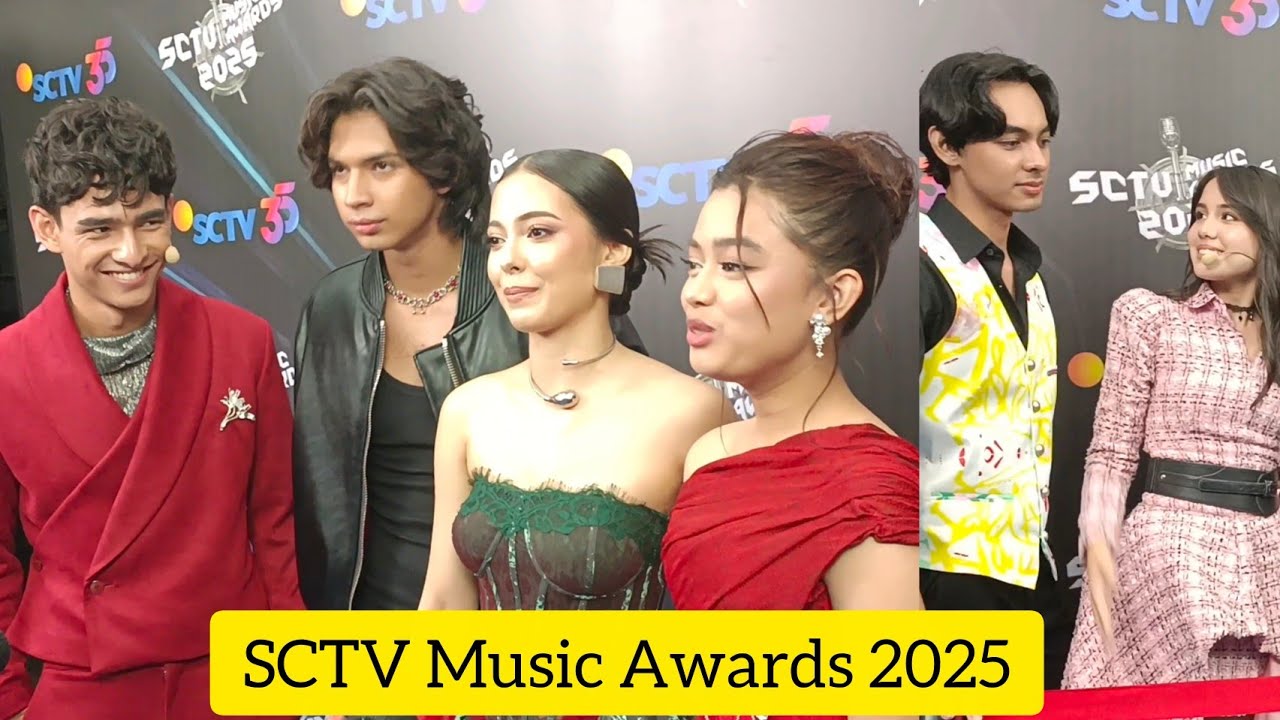 SCTV MUSIC AWARDS 2025! FATTAH SYACH, NICOLE ROSSI, ARYA MOHAN, AQEELA CALISTAHARRY VAUGHAN, RAISA