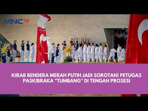 Detik-Detik Petugas Paskibraka Mendadak Ambruk! Pingsan Saat Jalani Kirab Bendera Merah Putih