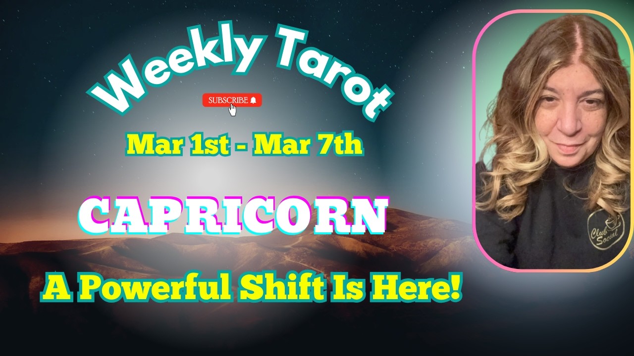 CAPRICORN ♑ A Powerful Shift Is Here! Mar 1st - Mar 7th - Weekly Tarot Reading