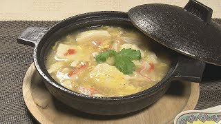 かにかまと豆腐の中華スープ（2019年10月14日）