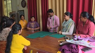 आज ऑफलाइन क्लास में सिखाया कुर्ती में साइड पॉकेट कैसे लगाये
