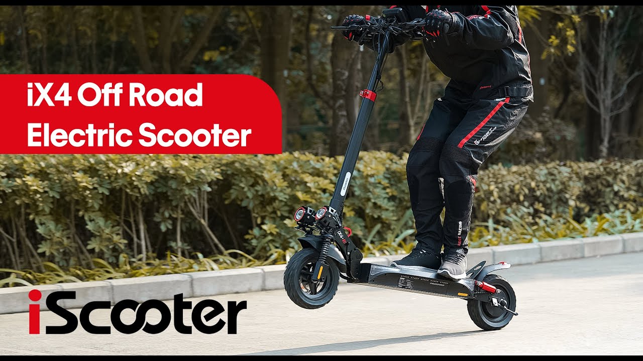 Trottinette électrique 10 iScooter iX5 - 45 km/h, pneus tout