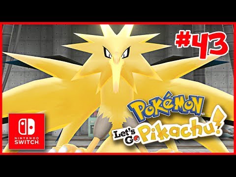 ZAPDOS!!! EN DE POWER PLANT! | #43 Pokemon Let&rsquo;s Go Pikachu | Rickachu