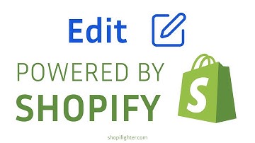 How to Edit "Powered by Shopify" Text