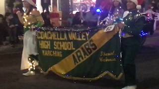 Palm Springs Festival Of Lights Coachella High School Marching Band Christmas Parade
