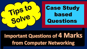 Important | Case Study Based Questions | 5 Marks Questions | CBSE Class 12 Computer Science