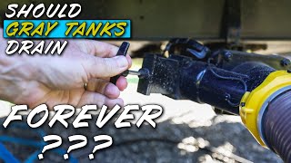 Leaving Your Gray Water Tank Valve Open