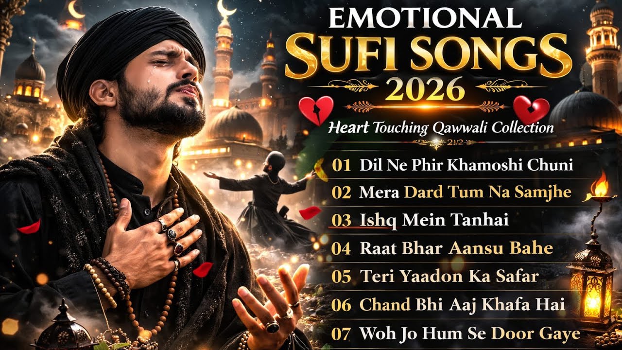 Non Stop Sufi Songs 💛 Heart Touching & Emotional Kalam | Soulful Islamic Sufi Music