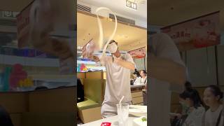 Haidilao Noodle Dance!! Chinese Hot Pot, Bangkok