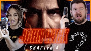 My wife and I watch JOHN WICK 4 for the FIRST time Movie Reaction