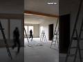 INSANE Living Room Epoxy Floor Transformation | Metallic Marble Finish Timelapse