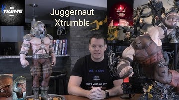 Juggernaut Statue Comparison:  Sideshow Maquette Exclusive Vs. Custom Modern Xtrumble