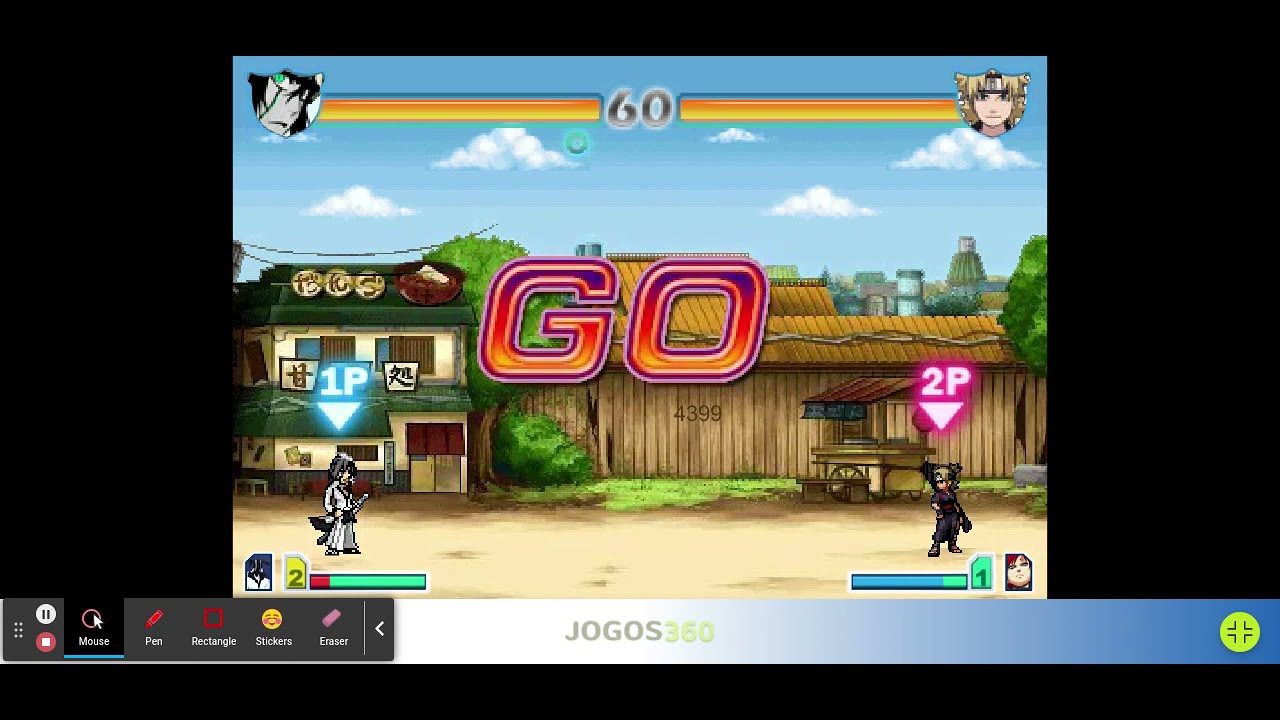 Jogo Bleach vs Naruto 3.0 no Jogos 360