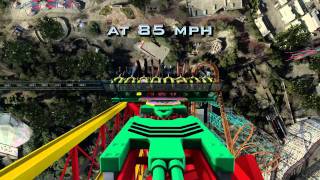 Lex Luthor: Drop of Doom Animation [Version 1] - Six Flags Magic Mountain