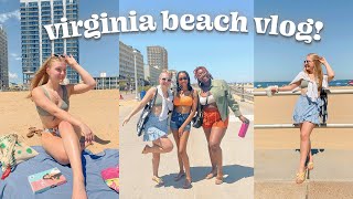 TRAVEL TO VIRGINIA BEACH WITH ME!! | weekend vacation vlog | roadtrip & travel with me
