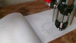 Mostly Printed CNC Plotter