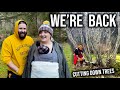 WE'RE BACK! UPDATE (WE HAD A BABY) + PLANS FOR THE PROPERTY & CUTTING DOWN TREES!