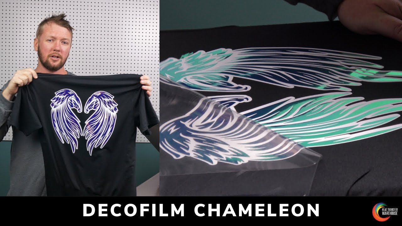 Chameleon Black Reflective Heat Transfer Vinyl (HTV)