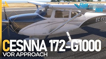 How to Fly a VOR Approach with Cessna 172 when VOR is not Aligned with Runway | A Beginners Guide