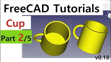 Create the Cup using FreeCAD (part2/5)