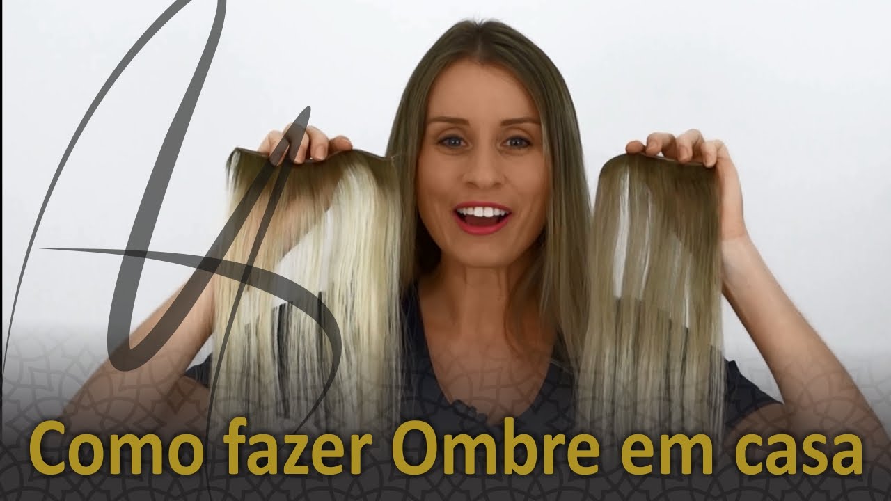 Como fazer efeito Ombre no seu aplique e Megahair