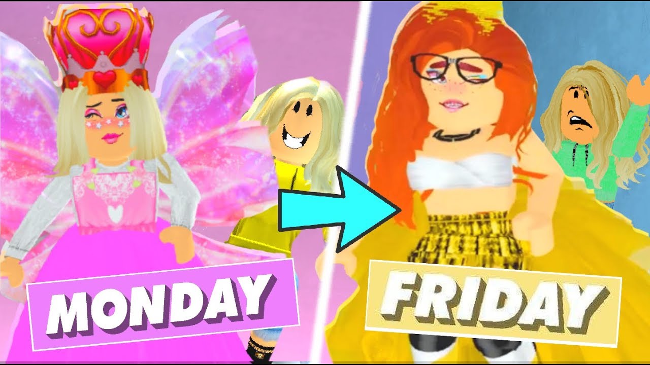I Let The Mean Girls Pick My Outfits For A Whole Week Roblox Royale ...