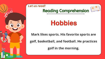 GRADE 4-6 Reading Comprehension Practice I HOBBIES I  Let Us Read! I with Teacher Jake