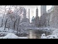 Central Park New York City Live after heavy Snowstorm ❄️ (December 18, 2020)