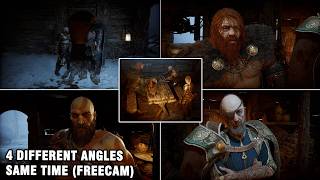 Kratos meets Thor & Odin [Different Angles] God of War: Ragnarok Freecam #1