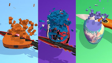 Very satisfying and relaxing ASMR slicing game | part 42