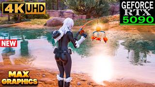 Fortnite Cat Skin Gameplay | RTX 5090 ( 4K Max Settings + RTX ON )