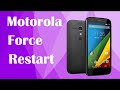 how to force restart motorola - factory reset - hard reset - stuck on boot logo - keeps rebooting