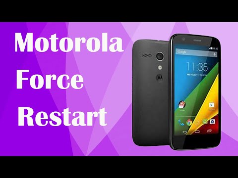 how to force restart motorola - factory reset - hard reset - stuck on boot logo - keeps rebooting