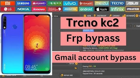 Tecno kc2 frp bypass unlock tool / tecno spark 4 gmail account bypass