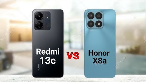Redmi 13c vs Honor X8a