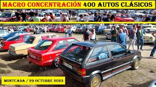 Macro concentración 400 coches clásicos Montcada. Cars and coffee. Voitures classiques. Oldtimers.