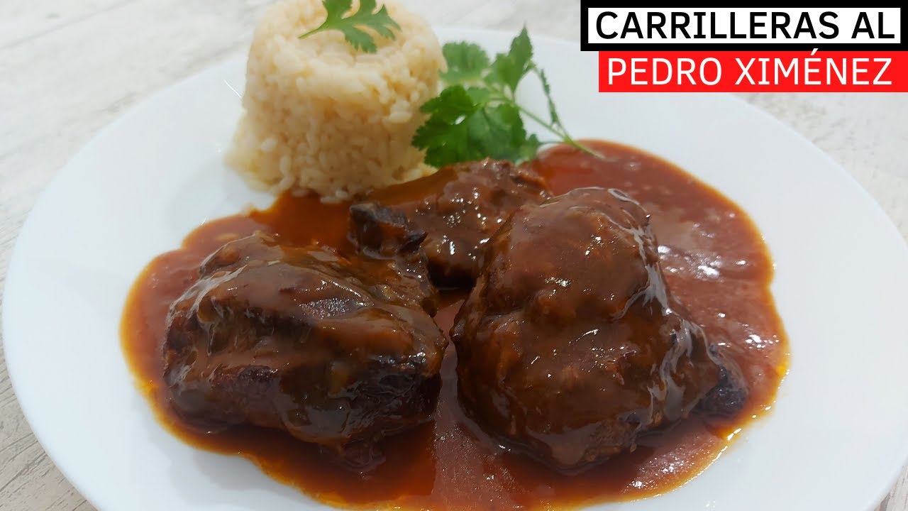 Exquisitas CARRILLERAS con salsa Pedro Ximénez en Monsieur Cuisine y Thermomix