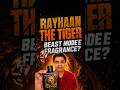 Rayhaan The Tiger 🐅 Beast Mode Fragrance? #shorts
